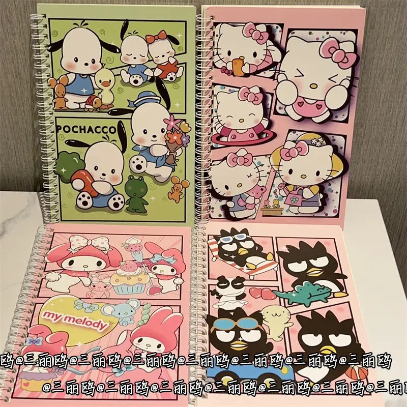 Sanri.o A5 Cute Thick Spiral Notebook