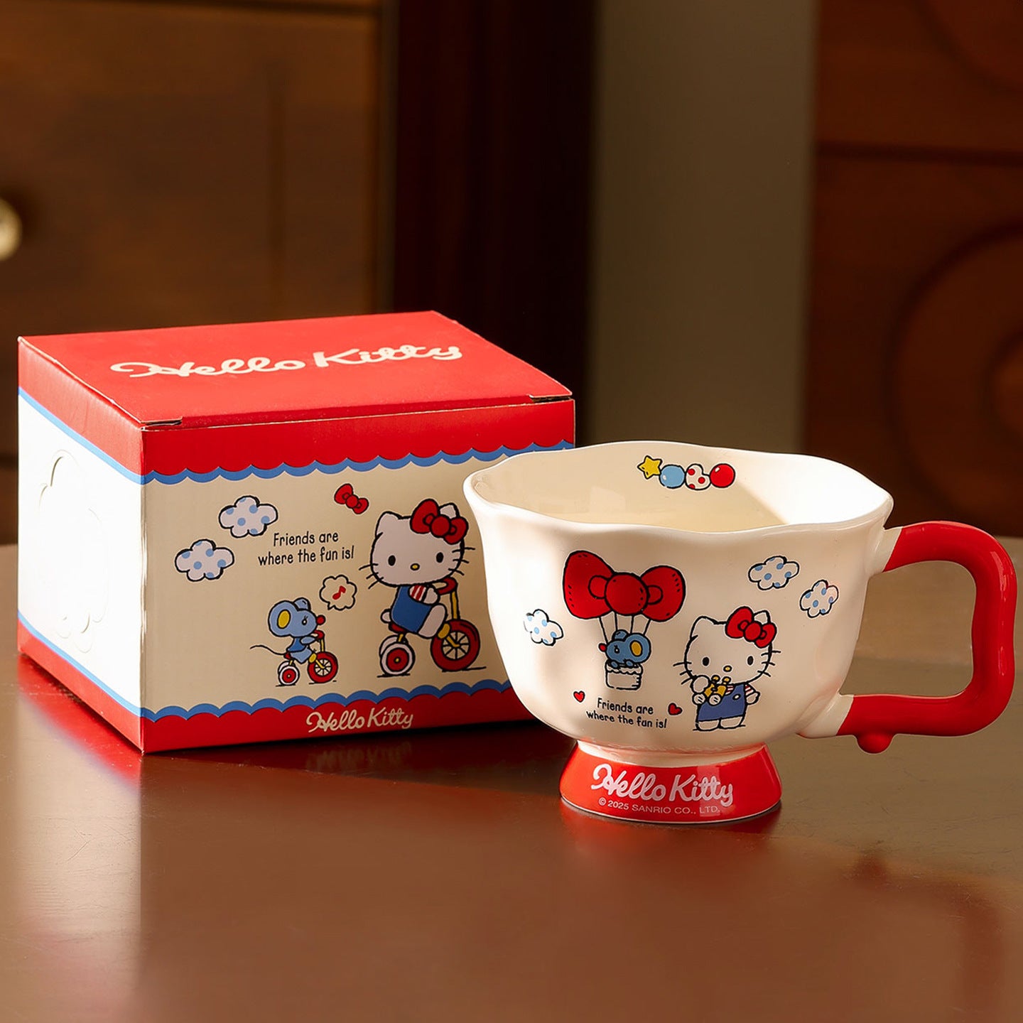 Sanri.o Cute Tall Ceramic Mug