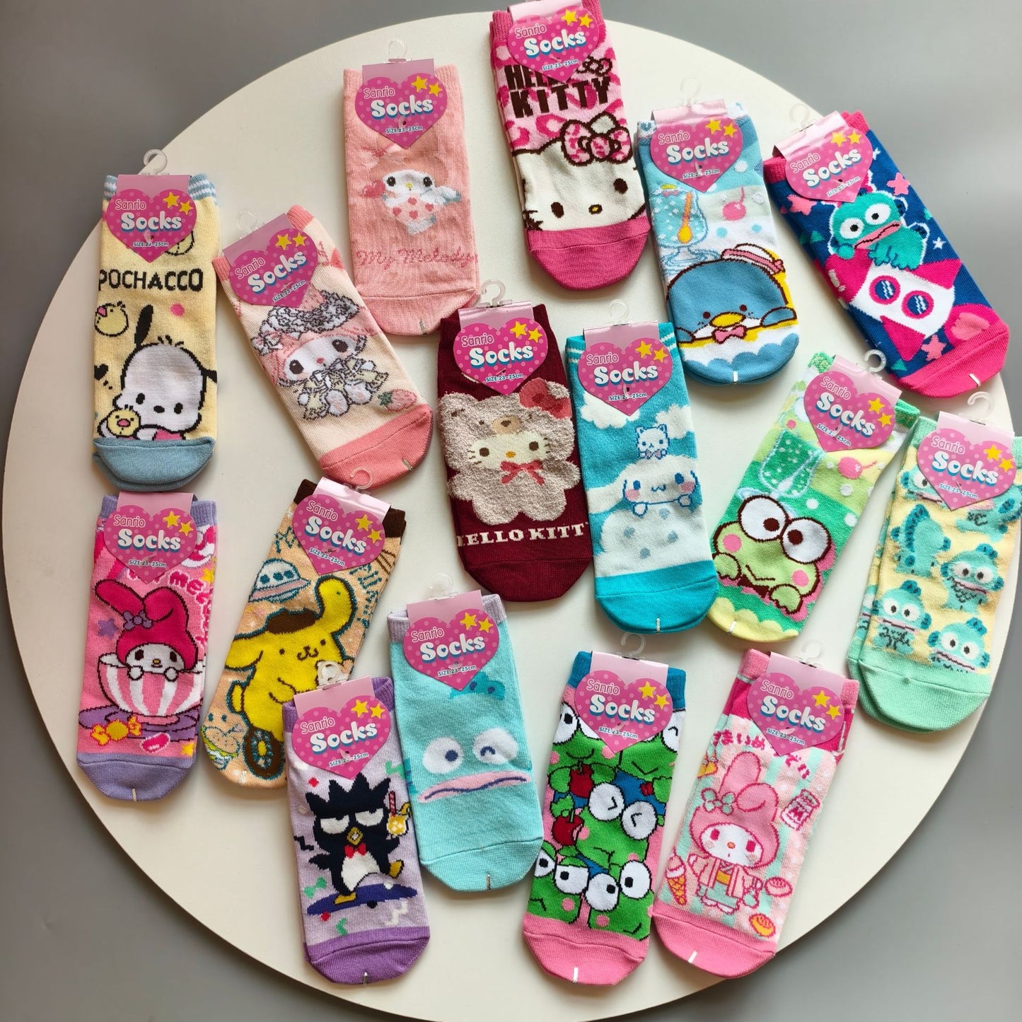 Sa,nrio Cute Cotton Socks – Multiple Styles