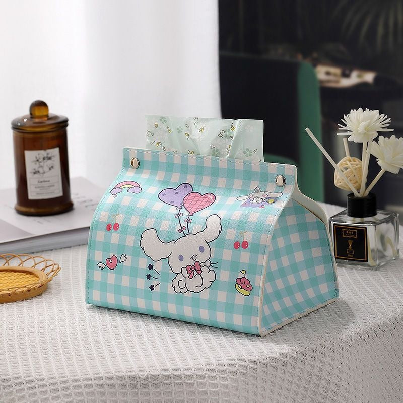 Cartoon PU Leather Tissue Box