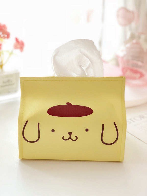 Cartoon PU Leather Tissue Box
