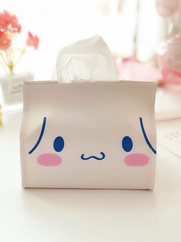 Cartoon PU Leather Tissue Box