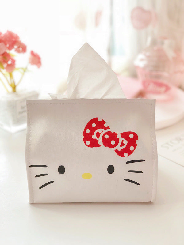 Cartoon PU Leather Tissue Box