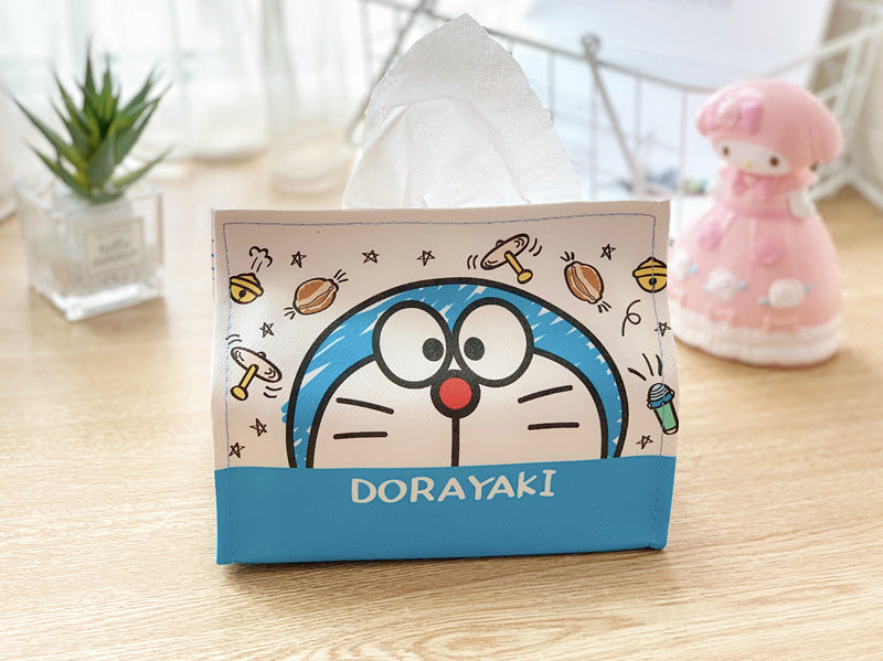 Cartoon PU Leather Tissue Box