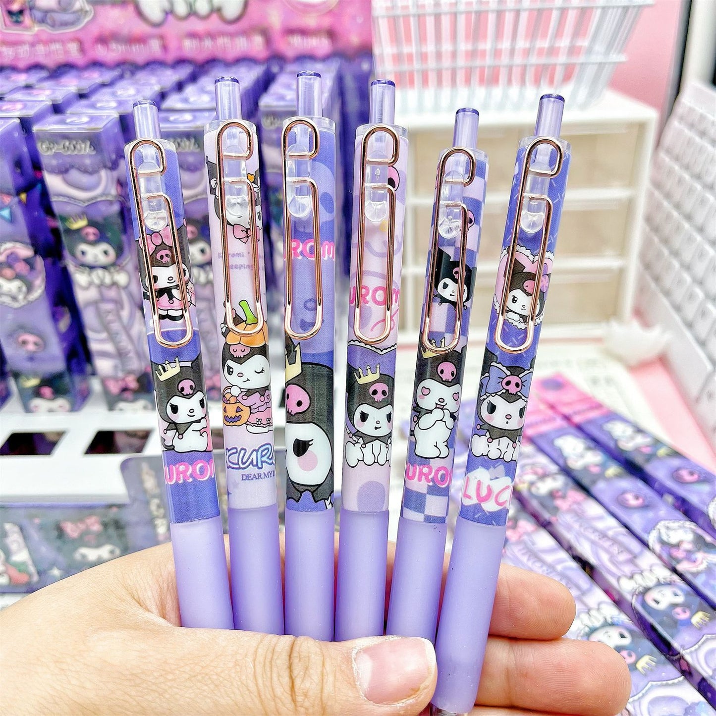 Sanr.io Cute Kawaii Blind Box Click Gel Pen