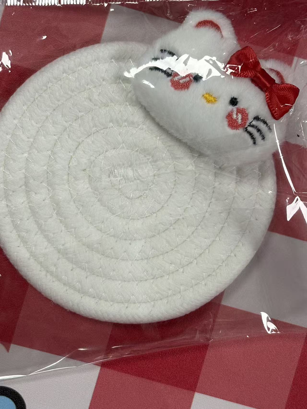 Sa.nrio Cute Woven Coaster