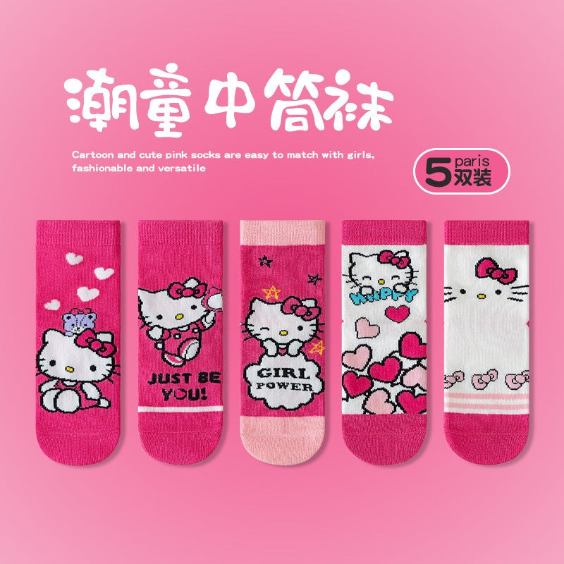Sa,nrio Cute Cotton Socks – Multiple Styles