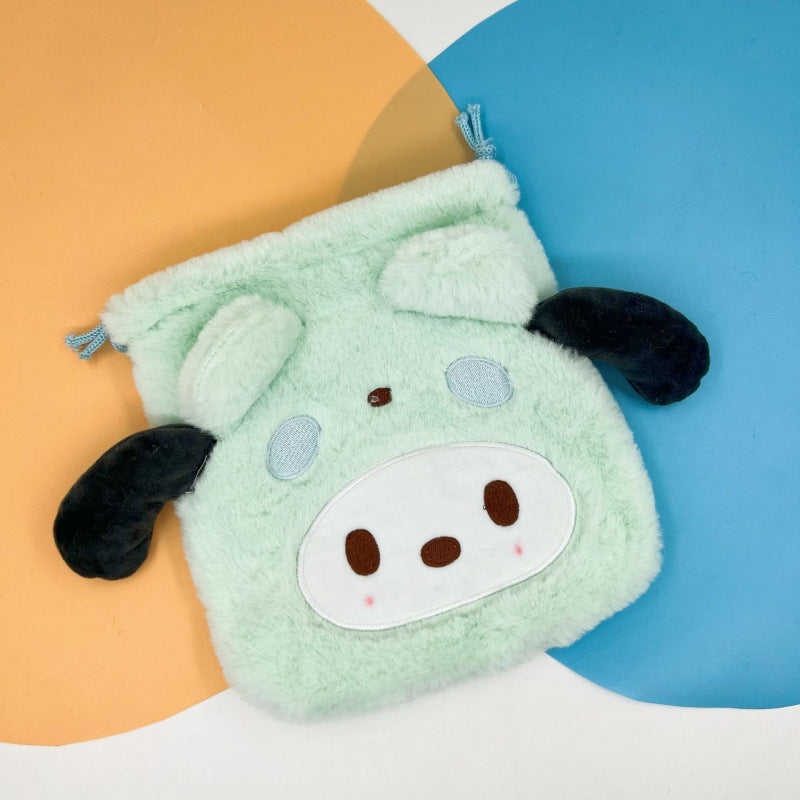 S.anrio Cute Drawstring Ball Bag