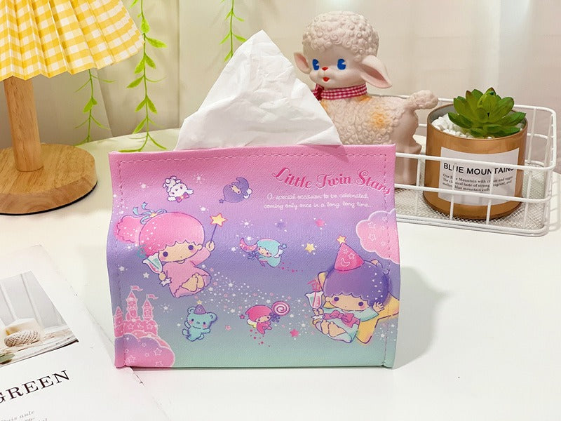 Cartoon PU Leather Tissue Box