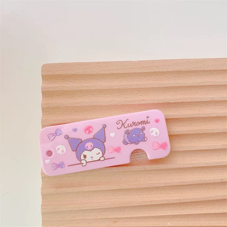 Cute Foldable Storage Hair Comb Easy to Carry