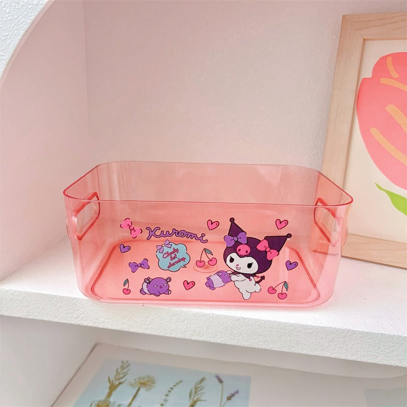 Sanrio Cute Portable Plastic Storage Box