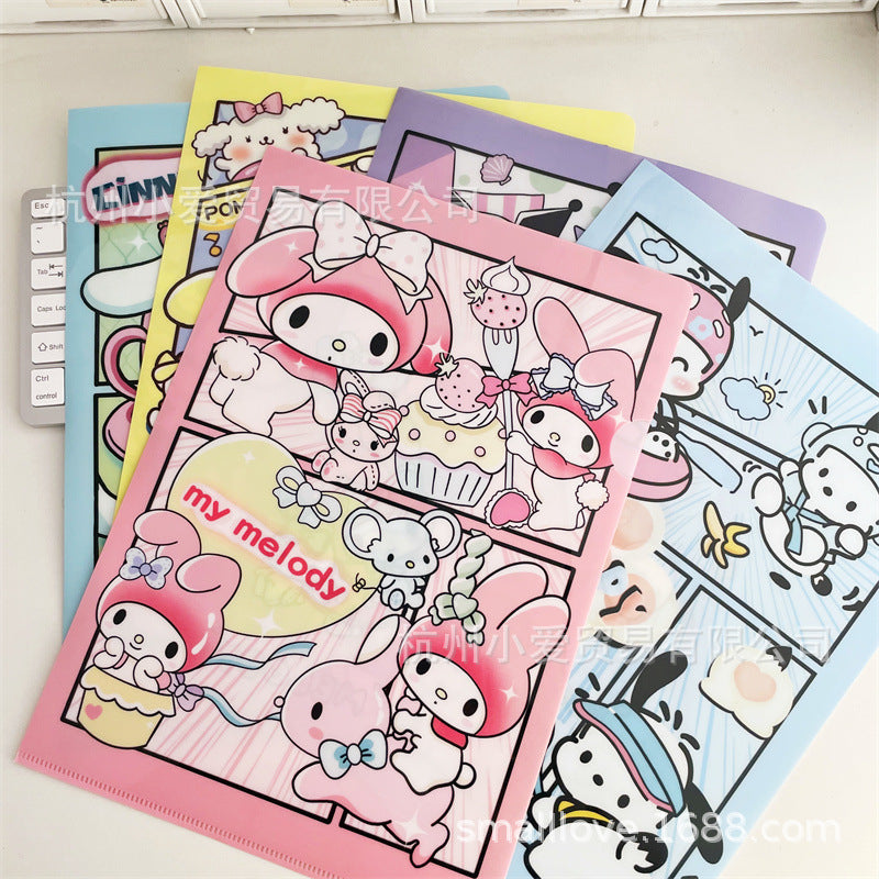 Sanri.o School Supplies L Folder