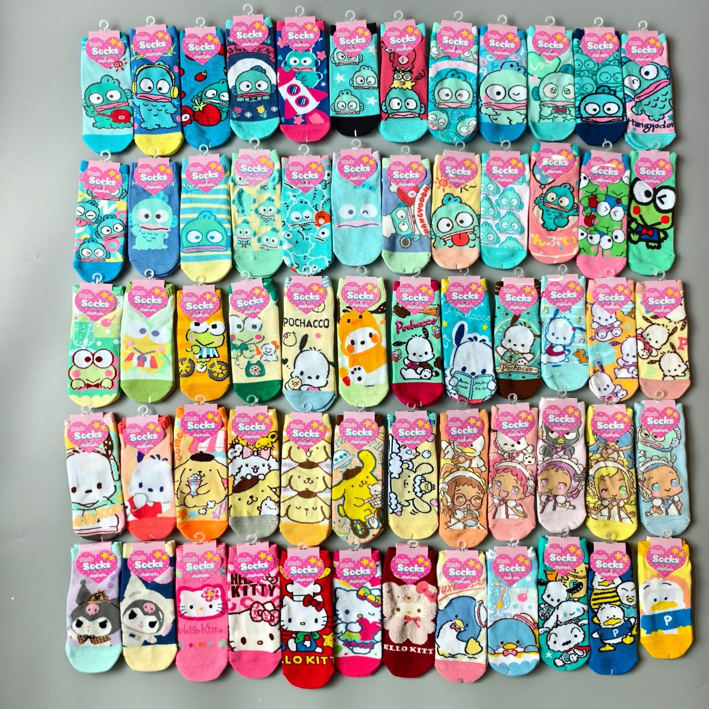 Sa,nrio Cute Cotton Socks – Multiple Styles