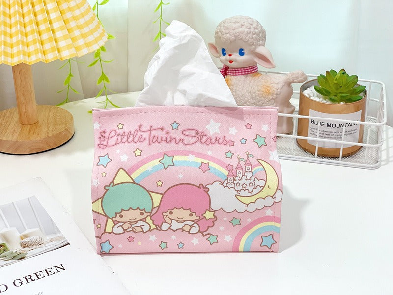 Cartoon PU Leather Tissue Box