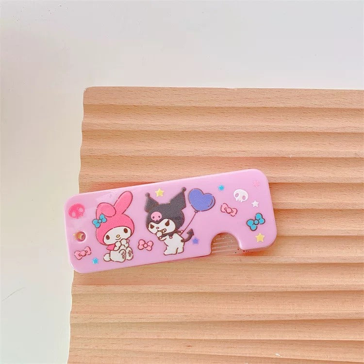 Cute Foldable Storage Hair Comb Easy to Carry