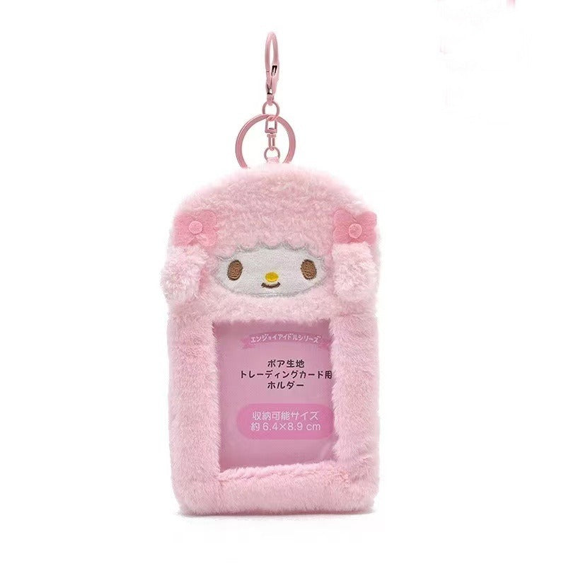 Cute Student ID Card Holder with Lanyard