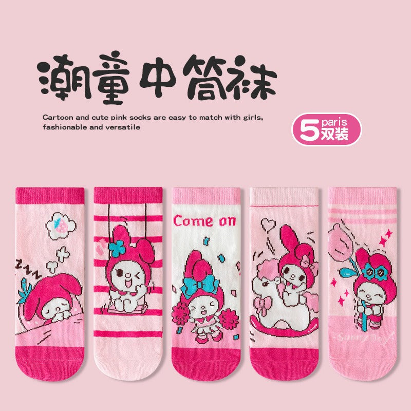Sa,nrio Cute Cotton Socks – Multiple Styles