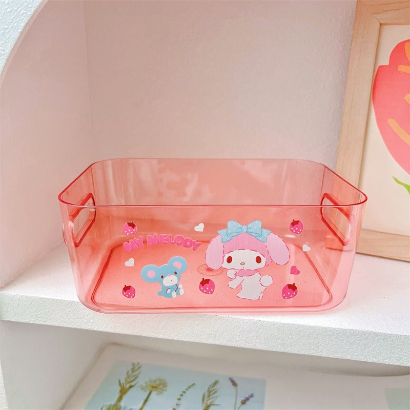 Sanrio Cute Portable Plastic Storage Box