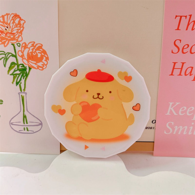 Cute Foldable Storage Hair Comb Easy to Carry