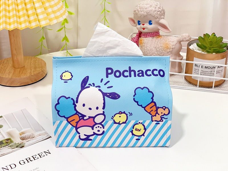 Cartoon PU Leather Tissue Box