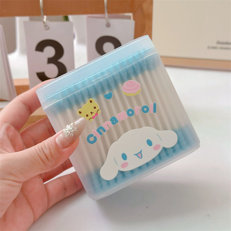 Sanri.o Cute Cotton Swabs for Daily Use