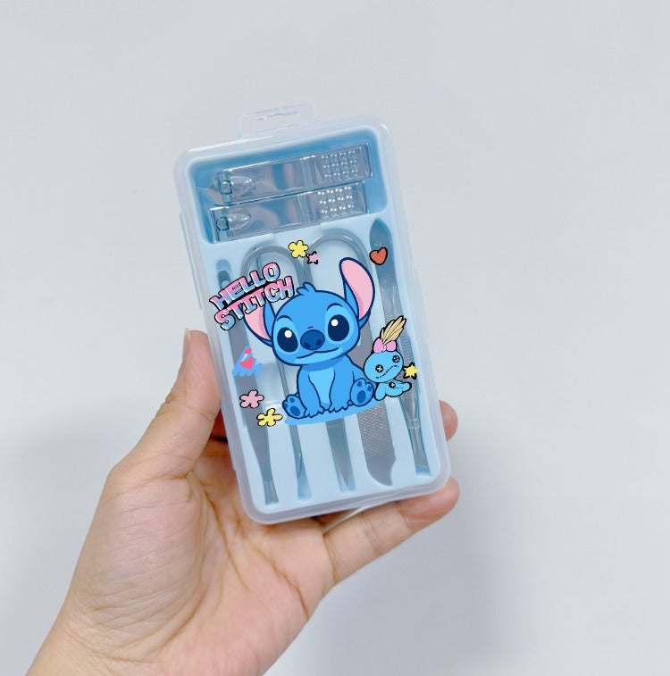 7-Piece Nail Clipper Manicure Set with PU Case