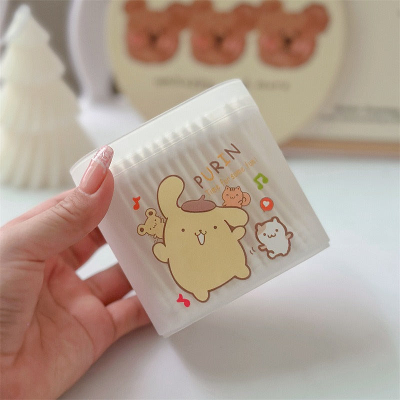 Sanri.o Cute Cotton Swabs for Daily Use