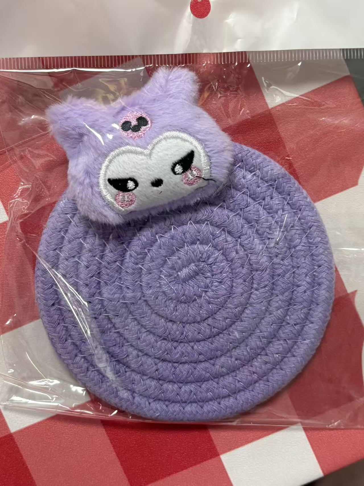 Sa.nrio Cute Woven Coaster