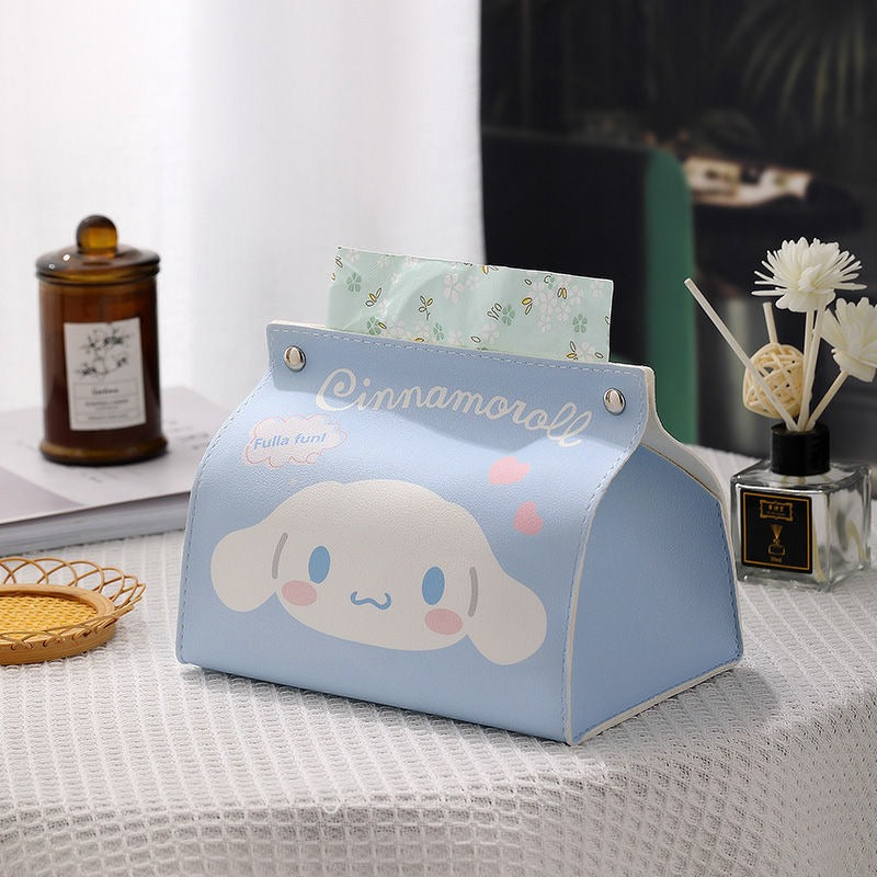 Cartoon PU Leather Tissue Box