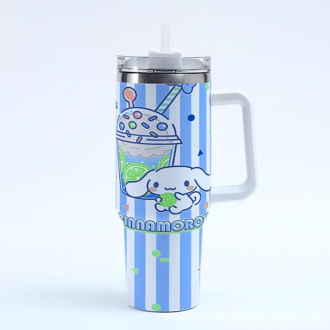 San.rio Cute Kawaii 40oz Stainless Steel Travel Tumbler with Handle
