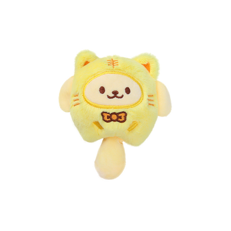 Cute Lucky Cat Plush Keychain Bag Charm