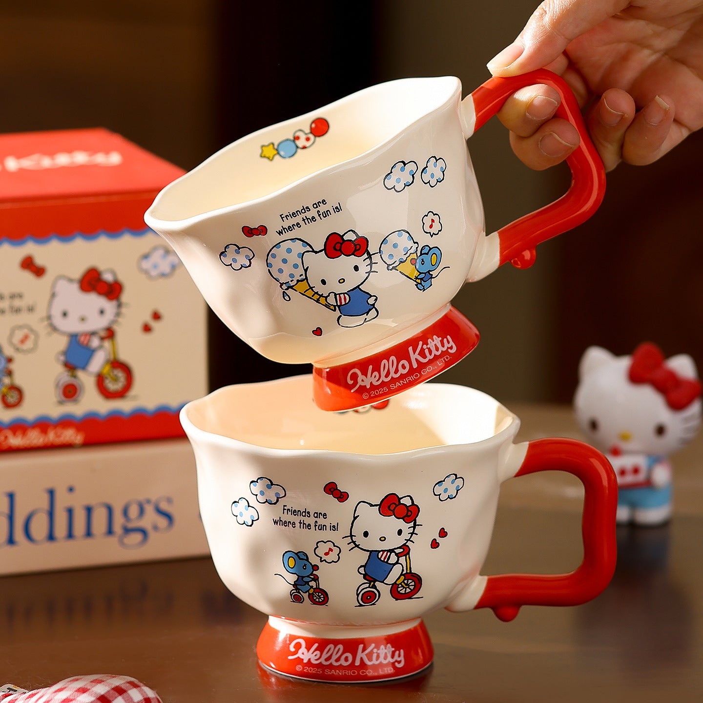 Sanri.o Cute Tall Ceramic Mug