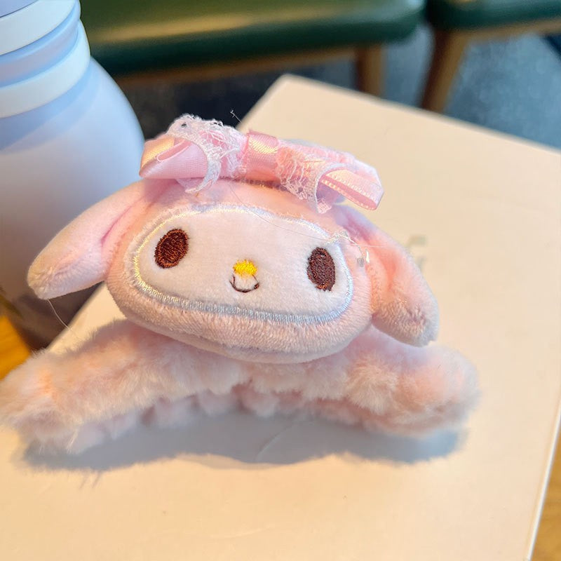 San.rio Cute Plush Hair Claw Clip