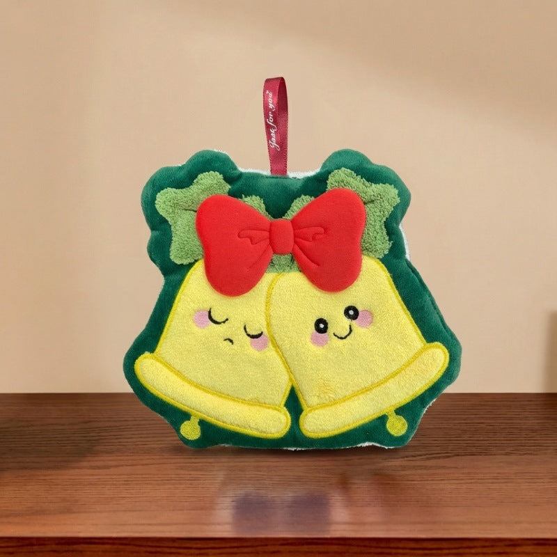 Cute Cartoon Christmas Hand Towel