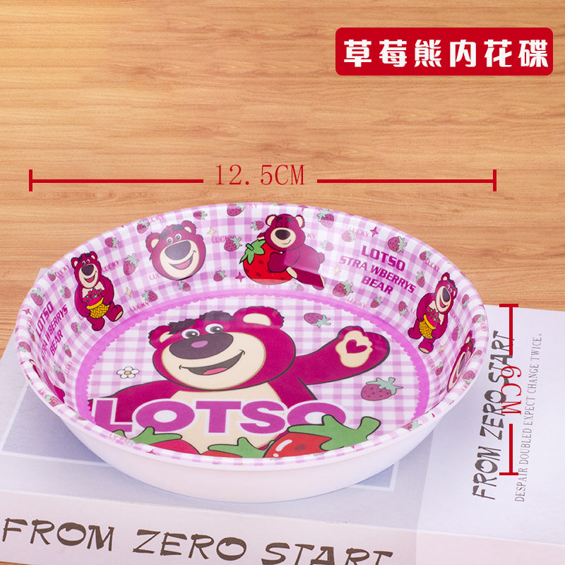 Cute Cartoon Kids Melamine Dinner Plate