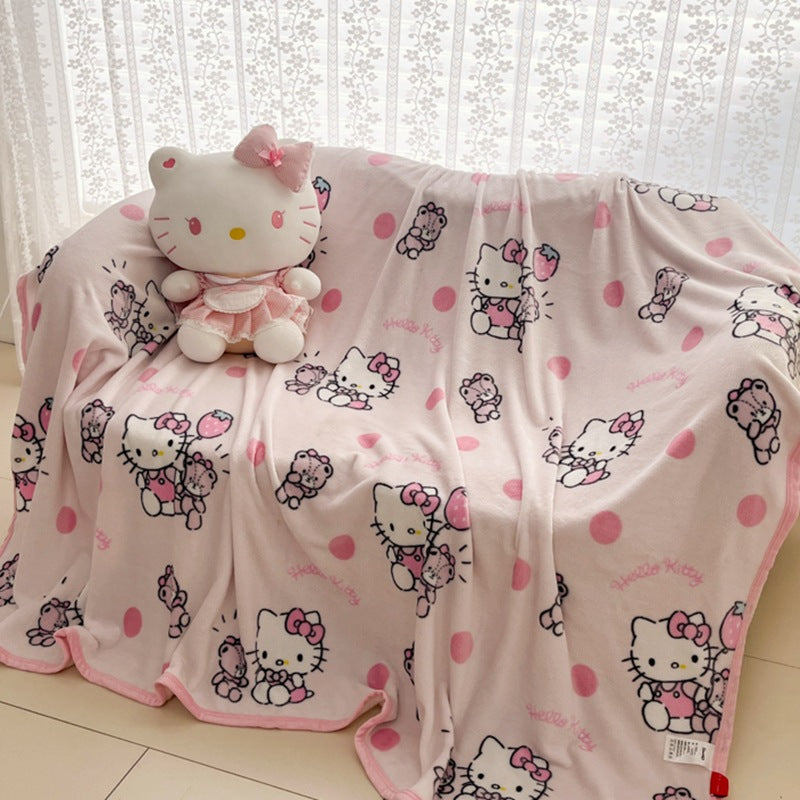 Cartoon S.anrio Double-Sided Fleece Blanket