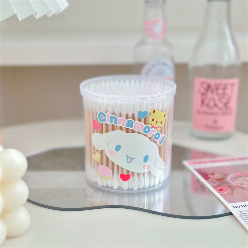 Sanri.o Cute Cotton Swabs for Daily Use