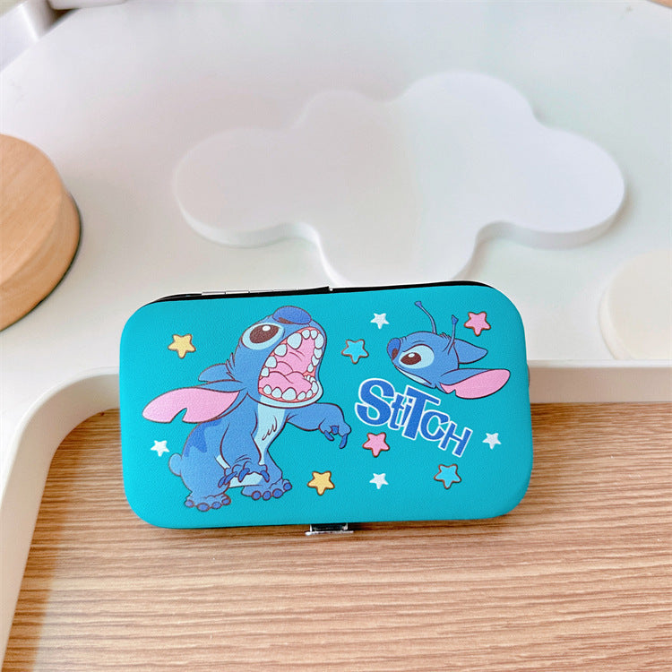7-Piece Nail Clipper Manicure Set with PU Case