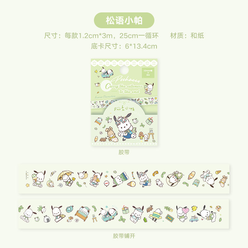 San.rio Cute Washi Tape Stickers for Journaling