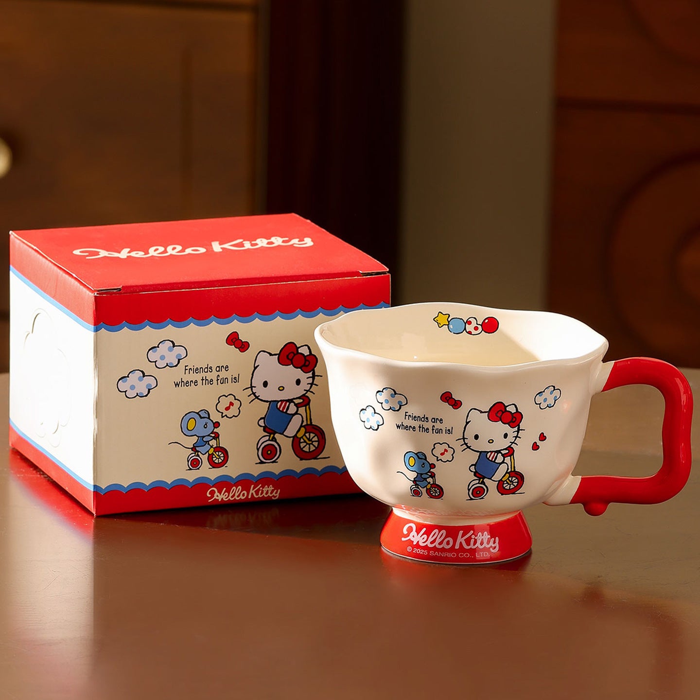 Sanri.o Cute Tall Ceramic Mug