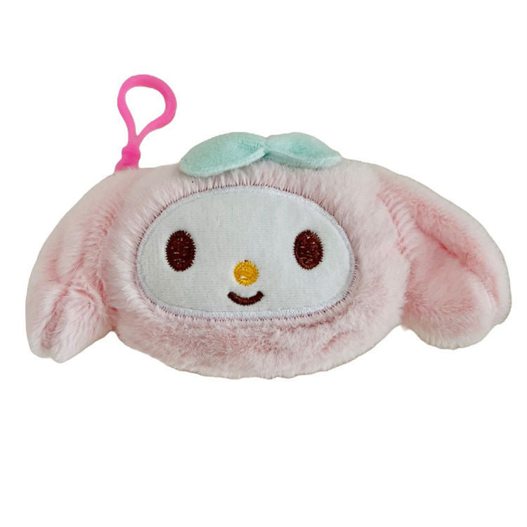 Sanri.o Cute Plush Mini Coin Purse Earbud Bag