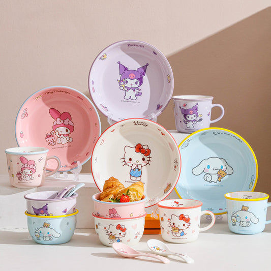 Sa.nrio Cute Dinnerware Set