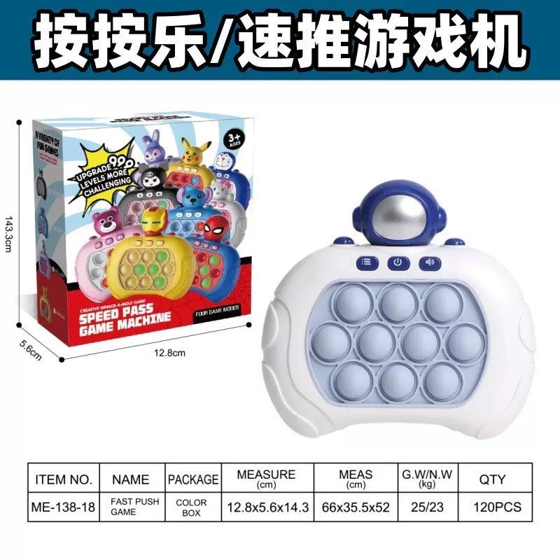 Pop It Push Game Console Toy