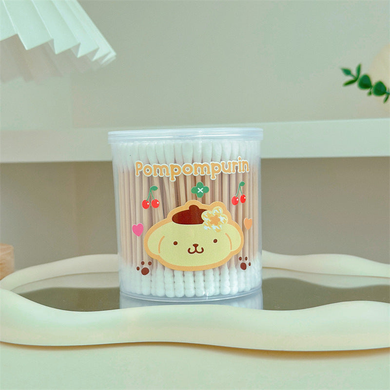 Sanri.o Cute Cotton Swabs for Daily Use