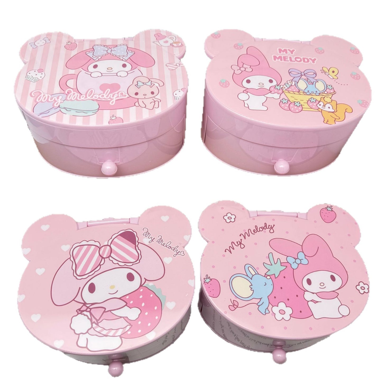 SaNR.IO Cute Kawaii Jewelry Box with Mirror