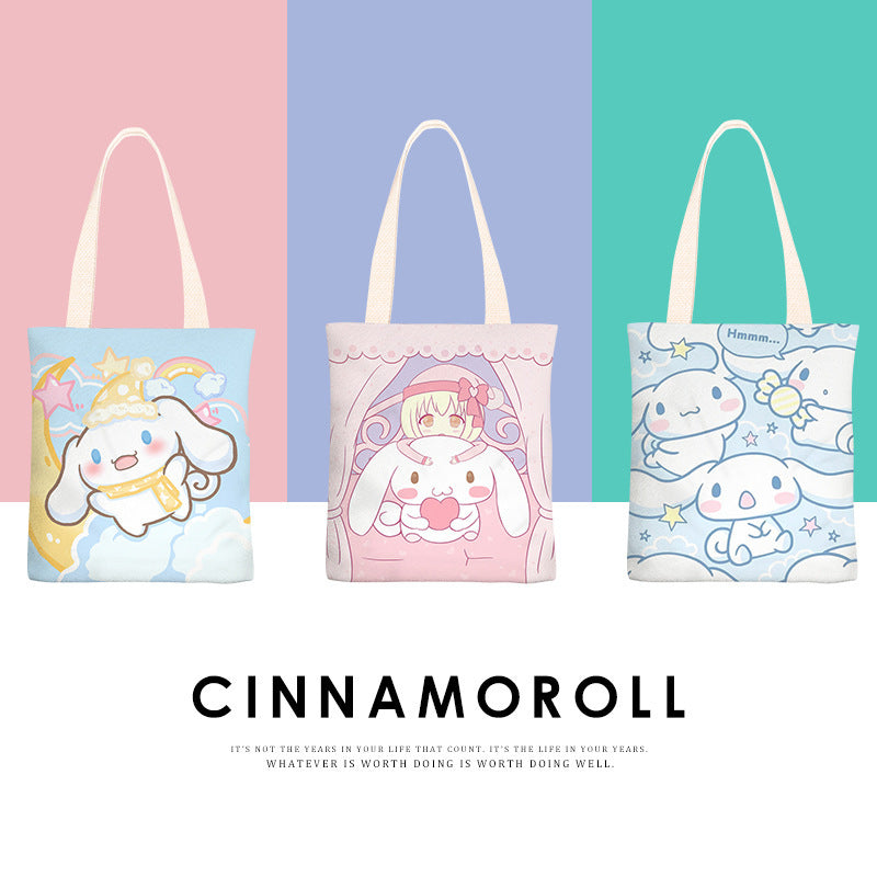 Cinnamo.roll  Cute Cartoon Canvas Shoulder Bag