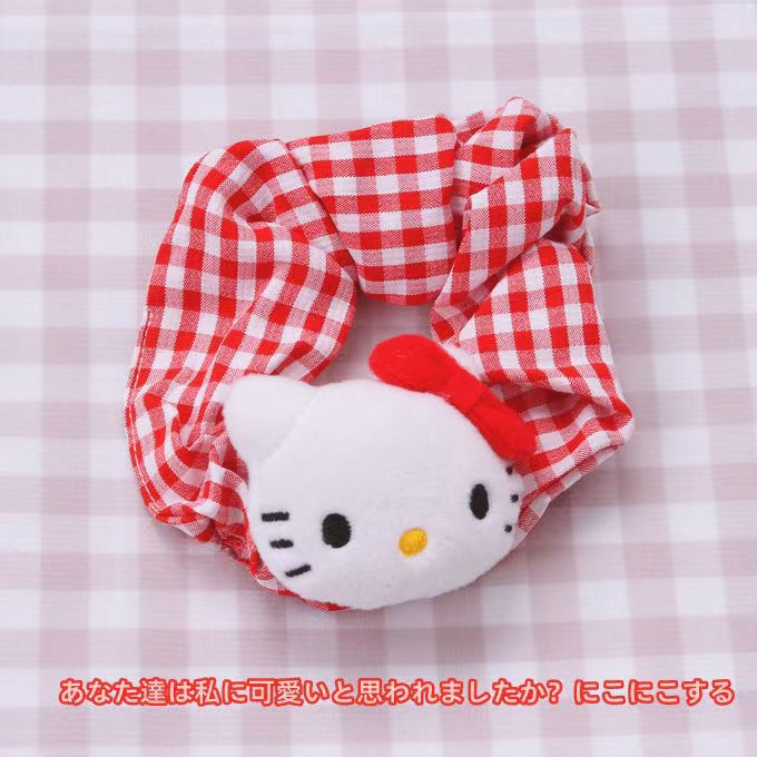 Sanr.io Cute Kawaii Soft Hair Scrunchies
