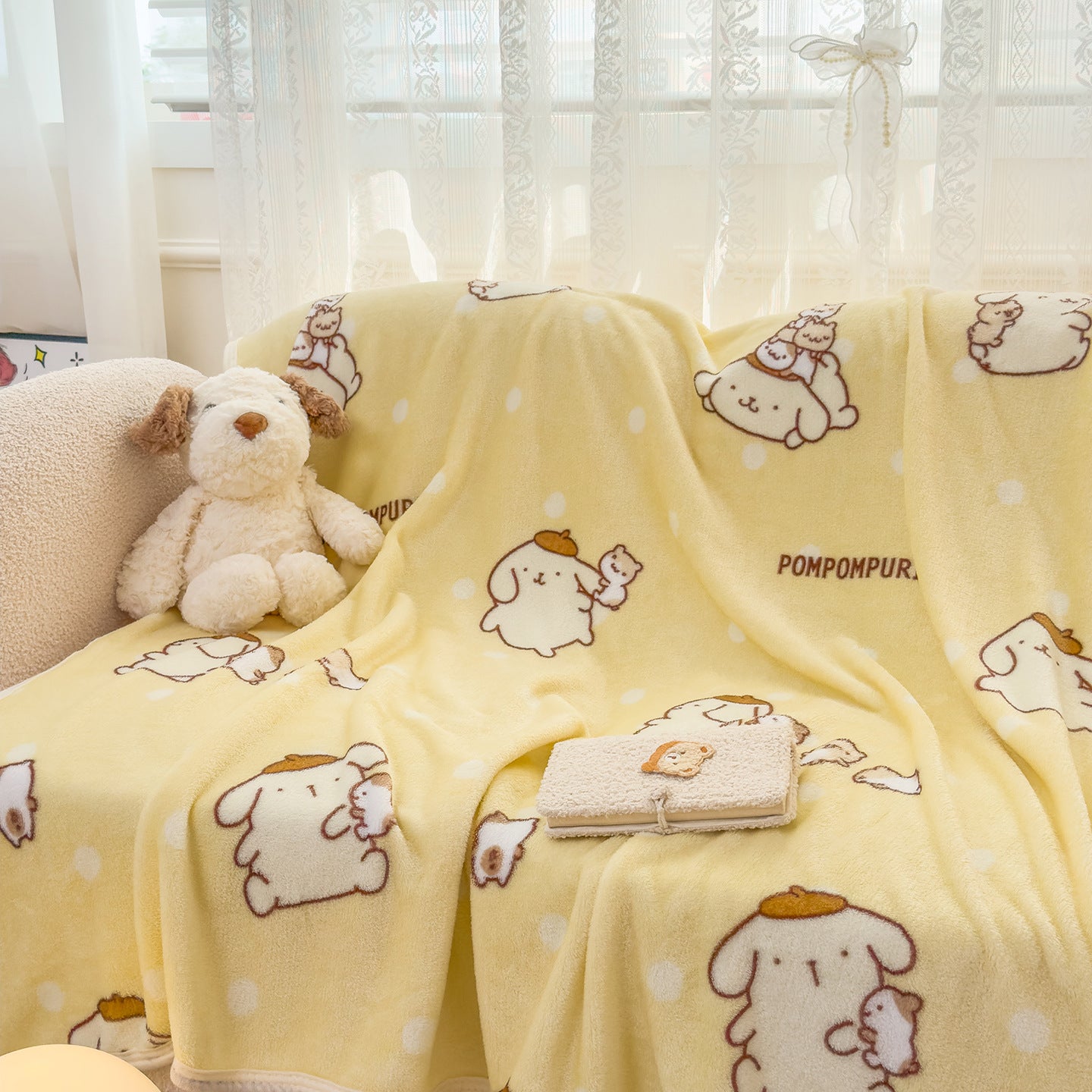 Cartoon S.anrio Double-Sided Fleece Blanket