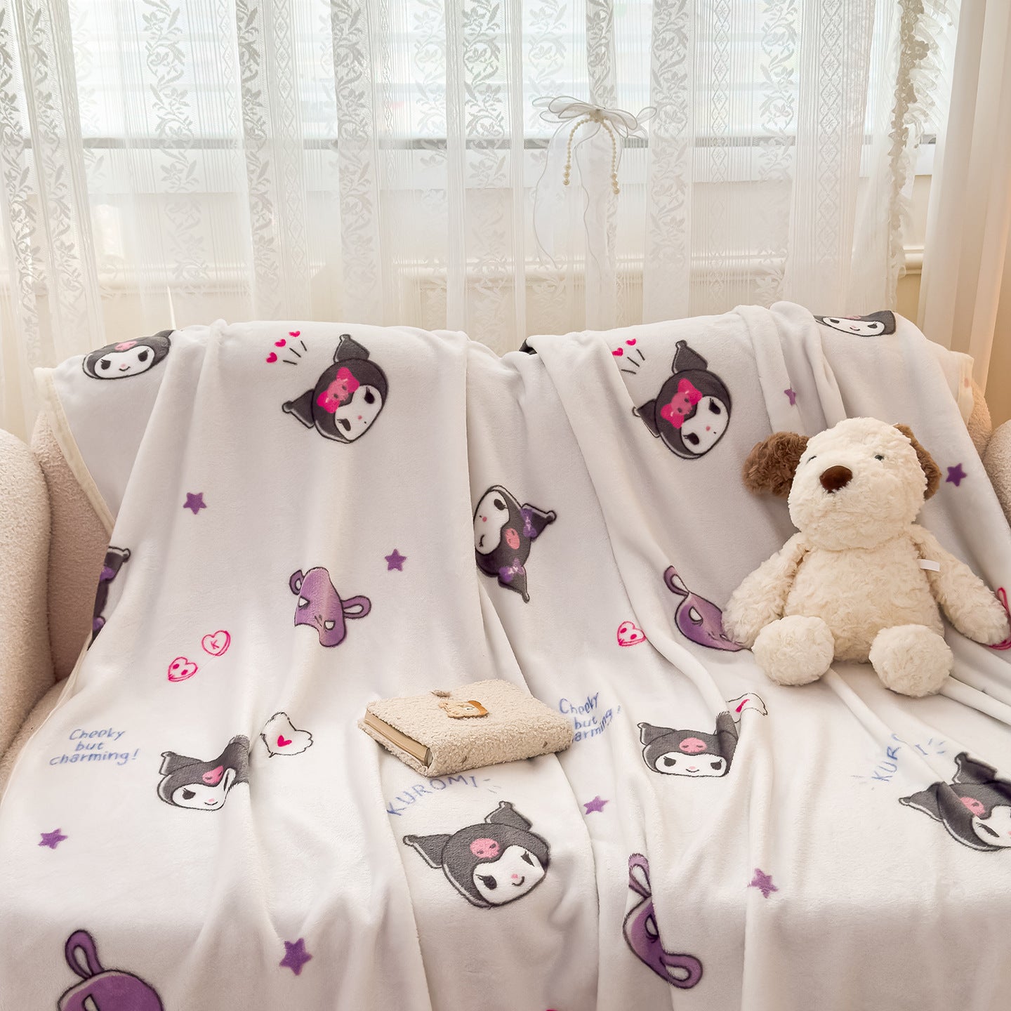 Cartoon S.anrio Double-Sided Fleece Blanket