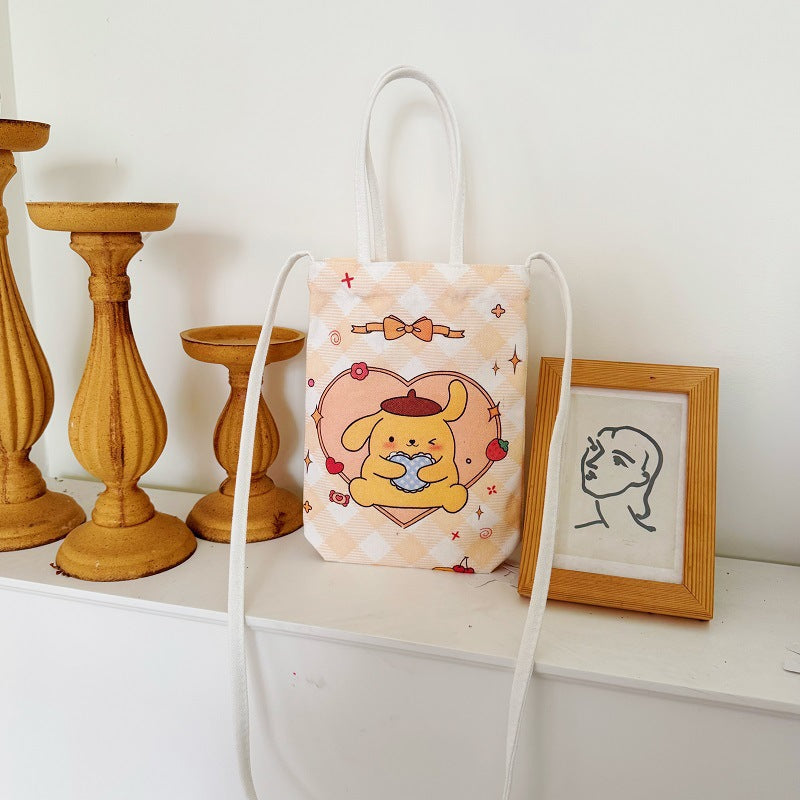 Sanri.o Casual Canvas Crossbody Bag